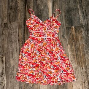 Floral Spaghetti Strap Dress